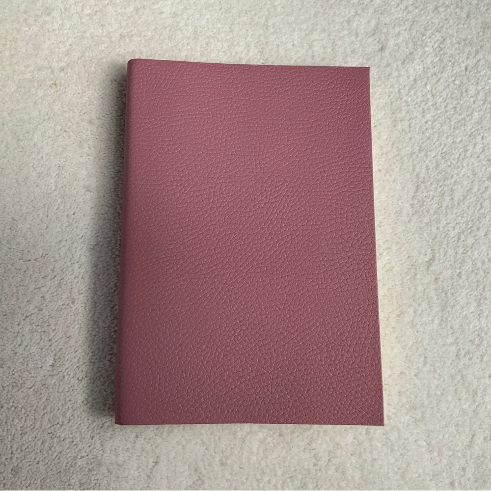 Mauve Leather Journal | Pratesia Florence